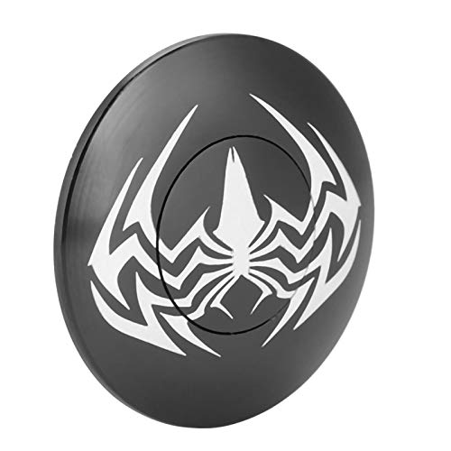 Tampa da haste de ciclismo, tampa do fone de ouvido de bicicleta sólida em formato redondo preto na