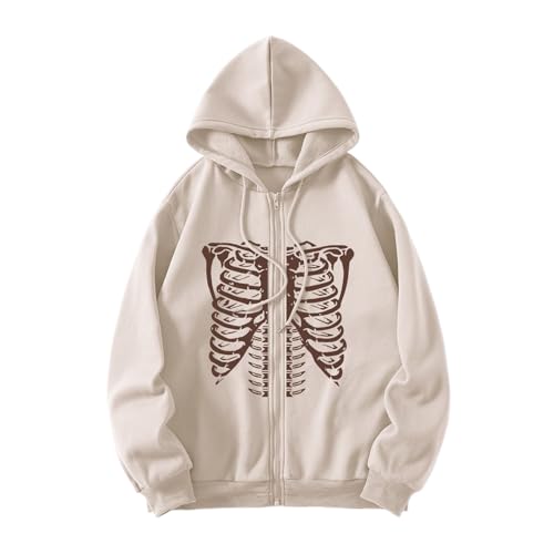 Sweat à capuche femme oversize style gothique et hip hop à manches longues