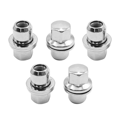 Ollanoos Set di 5 dadi per ruote in acciaio inox, per Land Rover Defender L663 Discovery III L319 IV L319 V L462 LR068126 RRD500590