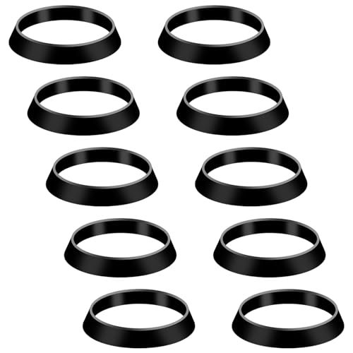 URYVAIW 10 Pcs Joint Siphon Evier, Joint Evier Cuisine, Joint de Vidange, Joint Bouchon Vidange, 43mm Joint de Tuyau d'Évacuation pour Tuyau d'Évacuation de...