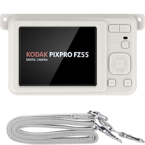 Funda de silicona para cámara Kodak PIXPRO FZ55 blanca