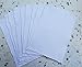 Produktbild handgeschöpftes Büttenpapier Aquarellpapier A5 10 Bogen/Set matt weiß 225g/m² BaumwollLinters (AM225)