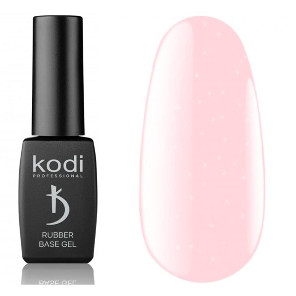 kodi professional Color Base Gel 8ml (0.27 fl oz) Rubber Basic, Pastel, Opal, Black, Milk, Pink Shades (Pastel 04)