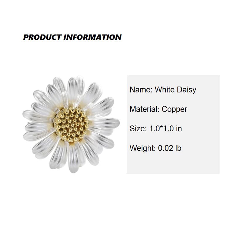 Image of Flower Brooch Pins for Women Rhinestone Red Pin Blazer Dress Denim Jacket Lapel Pin Wedding Holiday Gift Accessories