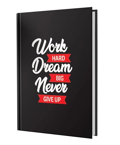 Image of AccuPrints Hard Bound Paper Notebook|Compact Size A5 (8.25 x 5.7)|200 Pages, 80 gsm|Flat Opening Hardbound Work diary-01