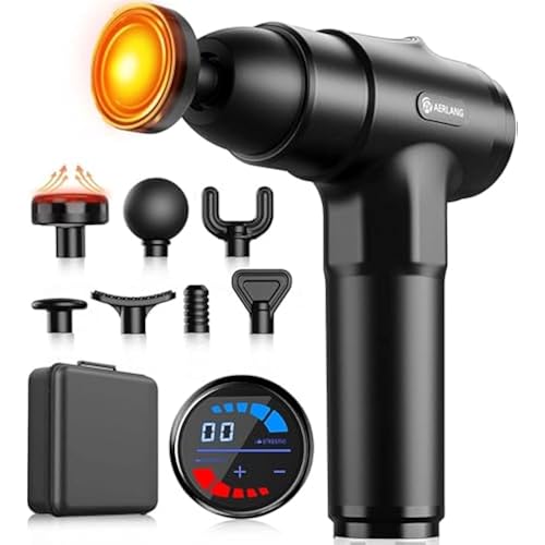 Massage Gun with Heat Massager Deep Tissue Muscle Massager Gifts for Men