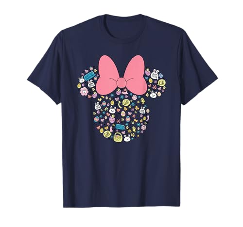 Disney Minnie Mouse Head Easter Icons Cute Message T-Shirt