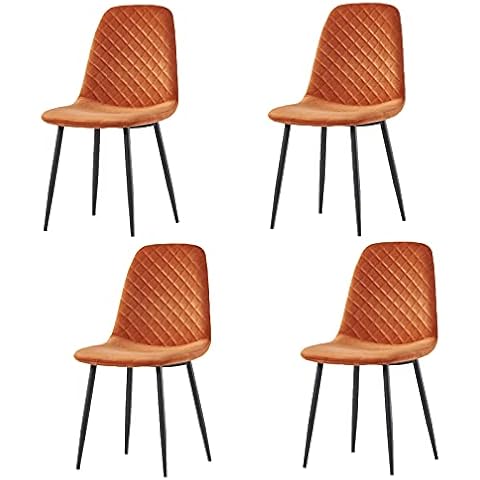 AINPECCA Set of 4 Velvet Dining Chairs Cover