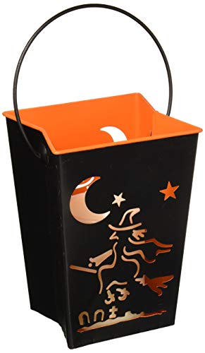 GiveU Halloween Hexe flammenlose Kerze Outdoor Garten Dekorative Laterne 17,8 cm Cover