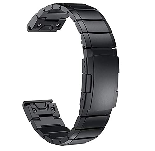 Sangle en acier inoxydable pour Garmin Fenix 5, 5X, 5S Plus et Vivoactive 3