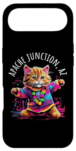 Installazione facile Custodia per iPhone Air Apache Junction Arizona Dancing Kitty Cat design colorato