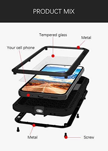 Carcasa híbrida Samsung A54 aluminio resistente de alta gama anti polvo 2