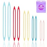 Large Eye Finishing Yarn Needles for Sewing Weaving in Ends,Knitting Crochet Darning Tapestry Plastic Needles for Thick Bulky Yarn