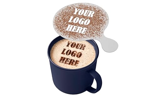 Personalized Logo Image Coffee Stencil-Custom coffee duster stencils for Latte,Cappuccino,Tea,Barista use.Coffee Lovers Gift,Custom Stencil