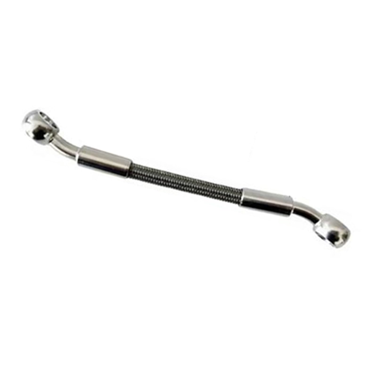 Motorcycle Brake Hose Motorcycle M10 Banjo Braided Brake Hose Fittings 28°-28° ATV Hydraulic Clutch Flexible Tube Oil Pipe Accessories(200cm)
