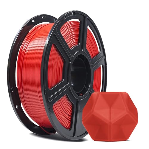 Image of FLASHFORGE 3D Printer Filament, PLA PRO Filament 1.75mm, 1KG Spool (2.2lbs), Dimensional Accuracy + /- 0.02mm for FDM 3D Printers, Better Tenacity & No Knotting (Red)