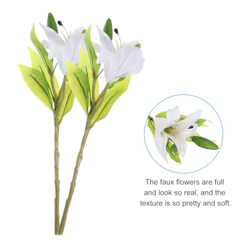 PATIKIL Lily Fake Flowers - Image 4