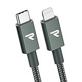 Amplia compatibilidad y MFi: con la certificación MFi, el cable USB C Lightning es compatible con todos los dispositivos de Apple, por ejemplo, Phone 11/8/8 Plus/X/XS/XR y iPad Pro 12.9, etc. (Nota: en la carga rápida solo es compatible con iPhone 8 y versiones posteriores).