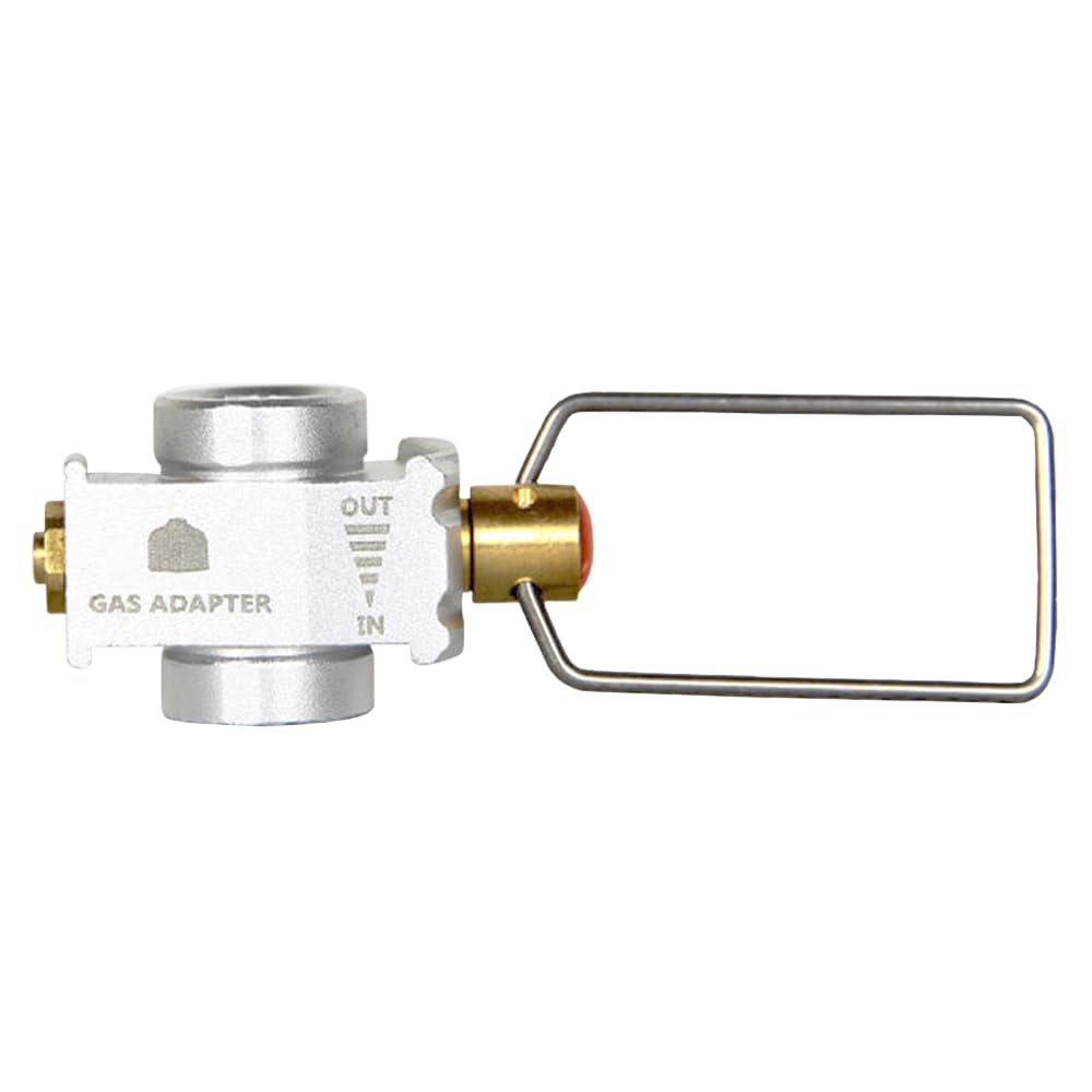 Gas Saver Plus Gas Convertor Shifter Refill Flat Tank Conversion Adapter Camping Gas Adaptor Valve for Nozzle Bottle Type/Butane Gas Cartridge/Lindal Valve Canister