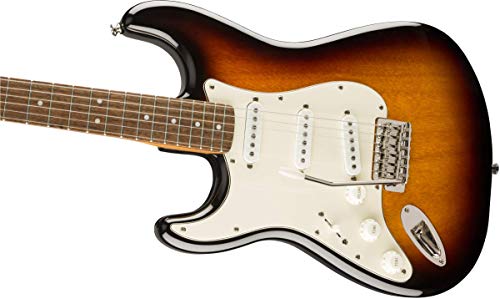 Squier Classic Vibe ’60s Stratocaster Gaucher – touche laurier – 3-tons Sunburst - Les Beatles, Paul McCartney, John Lennon, RIngo Starr, George Harrison Squier Classic Vibe '60s Stratocaster Gaucher - touche laurier - 3-tons Sunburst – Image 5