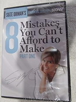 DVD SUZE ORMAN'S FINANCIAL SECURITY NOW - 8 MISTAKES YOU CAN'T AFFORD TO MAKE - PART Book