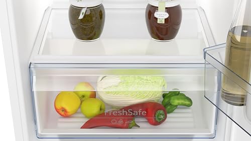 NEFF KI2421SE0, N 30, Einbaukühlschrank, 122,5x56 cm (HxB), Kühlen 172 l, Gefrieren 15l, 35dB, Made in Germany, LED Beleuchtung, Sicherheitsglas, Schleppscharnier, Fresh Safe