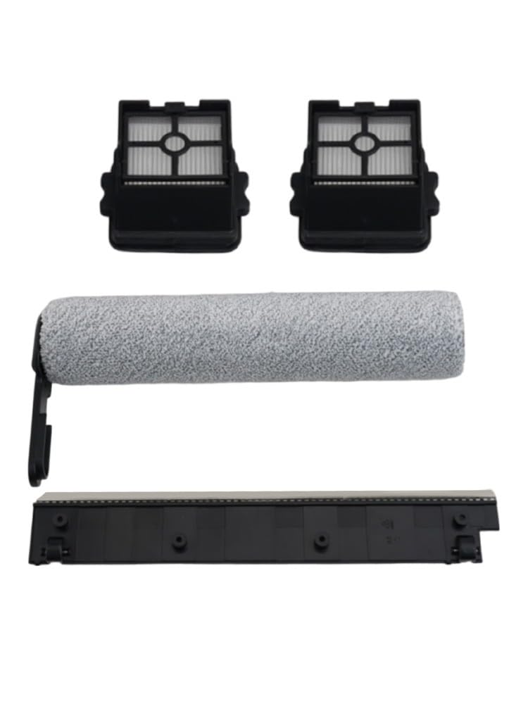 ZYNCUE Hauptrollenbürste und Filter-Set für Ultenic Ac1 Wet Dry für Staubsauger, Ersatzteile mit Wischerleiste, Hartholz- und Fliesenböden, Ersatzzubehör-Set