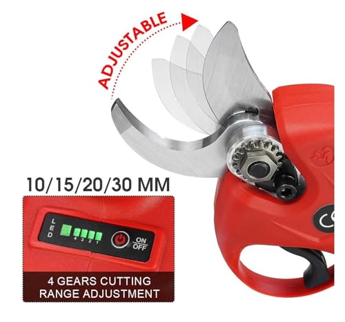 Cisaille efficace for l'élagage avec variateur 4 vitesses automatique - 5