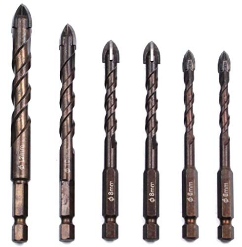 Aiyun AD21-001-6E 6-Piece Concrete Drill Bit Set cover