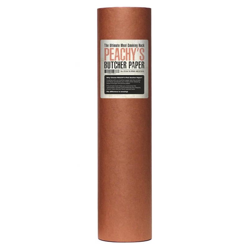 Peachys 8042858 BBQ Pink Butcher Paper Roll