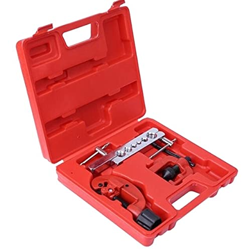 Lysee 3D Printer Parts & Accessories - 3Pcs Copper Tube Expander Reamer Ditator Refrigerator Air Conditioning Repair Tools Flaring Kit Set Car Repair Hand Tool Set - (Color: Red)