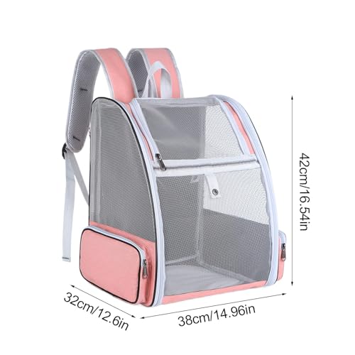 Mochila de malla transpirable para mascotas y bolsa de transporte ventilada 3