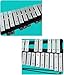 Glockenspiel,30 Note Aluminum Plate Xylophone With Hammers And Percussion Instruments