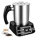 Elektrischer Milchaufschäumer – 5-in-1 Milchschäumer 500ml Edelstahlbehälter, Abnehmbarer & Spülmaschinenfester Milchbehälter, Temperaturkontrolle, Für Heiße & Kalte Milch, Cappuccino, Latte