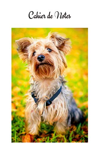  Cahier de Notes: Yorkshire. Carnet de notes chien Yorkshire Terrier. Joli cahier de 100 pages lignées numérotées avec sommaire format 6x9. Joli livret ... joli notebook A5, carnet d’écriture…
