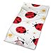 Women Men Head Scarf Neck Gaiter for Alopecia Cancer Chemo - Red Cartoon Ladybug Pattern Headwear Moisuture-Wicking Fashion Beanie Hat Multifunctional Cap Hat for Yoga