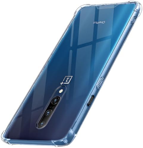 TheGiftKart Crystal Clear Back Cover Case for OnePlus 7 Pro | Shock Proof 360° Protection | Hard Clear Back Cover Case for OnePlus 7 Pro (PC & TPU, Transparent Bumper)