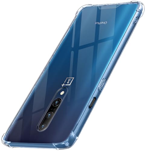 Image of TheGiftKart Crystal Clear Back Cover Case for OnePlus 7 Pro | Shock Proof 360 Protection | Hard Clear Back Cover Case for OnePlus 7 Pro (PC & TPU, Transparent Bumper)