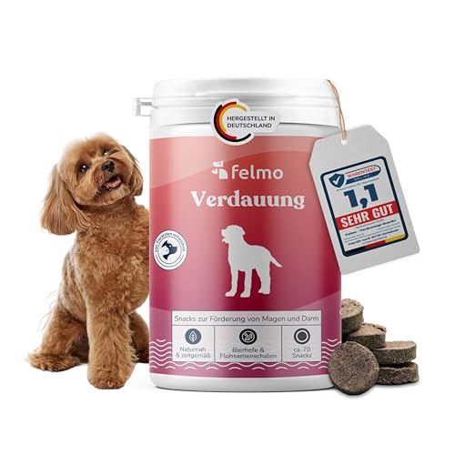 Verdauungs-Snacks für Hunde - Mit Bierhefe & Insekten-Vollfett - Prebiotische Snacks für Darm-Balance, Haut- & Immungesundheit - getreidefrei - Made in Germany -(180g)
