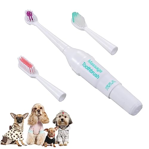 MERRYHAPY Electric Brush Portable Doggy Toothbrush Pet Care Toothbrush Random Color