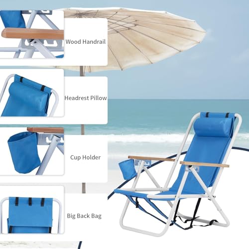 Chaise de plage pliable pour soulager le dos lors de vos sorties