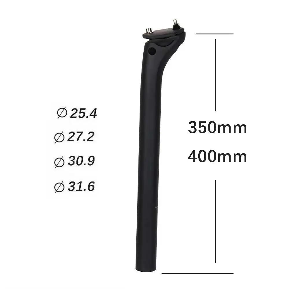 Selle de vélo pour Elitaone Tige de Selle en Carbone, recul de 20 mm Tige de Selle VTT