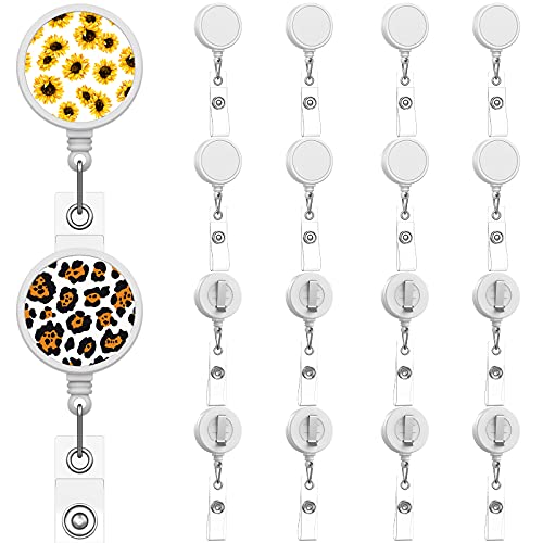 Porte-badge sublimation rétractable lot de 18 pièces personnalisables