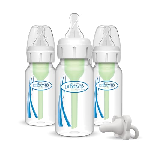 Dr. Brown's Options Plus Narrow Neck 120ml 3 Pack and Soother - Image 2
