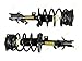 OREDY Complete Front Struts w/Coil Spring Replacement for 2007-2012 Nissan Sentra Base S SL SR Quick Shock Absorber Assembly 2008 2009 2010 2011 Set of 2-172378 172379