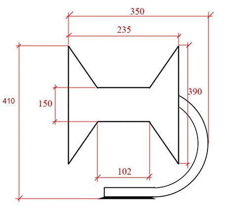 Avvolgitubo ad alta pressione in acciaio inox, 350...