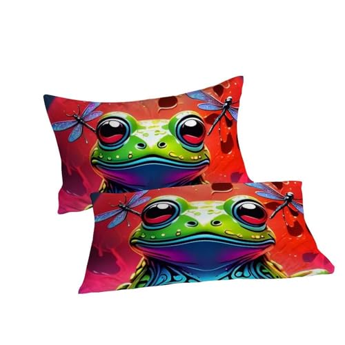 Housse de couette double imprimé 3D microfibre animaux enfants - 7