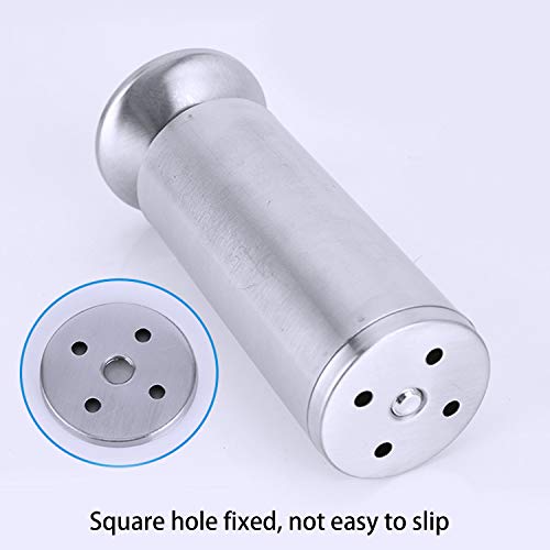 Savorliving Furniture Riser (Pack Of 4) Stainless Steel Table Riser Heavy Duty Detachable Lifts Great For Under Storage (M) #TOP2
