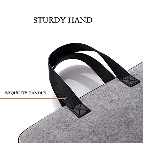 Laptop Bag Computer Bag Laptop 13 Inch Laptop Bag Briefcase Women's Fashionable Wool Felt Bags Lightweight Handbag High Capacity Laptop Case Sleeve for Men Women Briefcase Laptop Shoulder Messenger B3