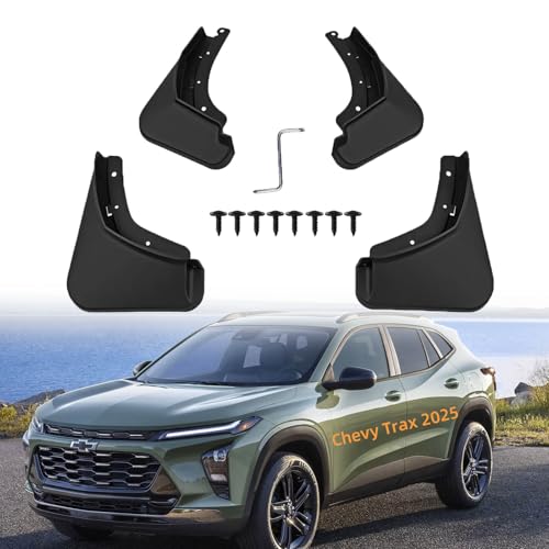 Image of Mud Flaps Kit Compatible with Chevy Trax 2025 2024 Accessories Mud Splash Guard Mud Flap Front and Rear 4pcs